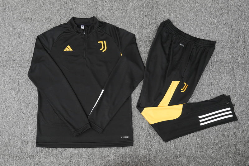 Traje de entrenamiento largo Juventus negro