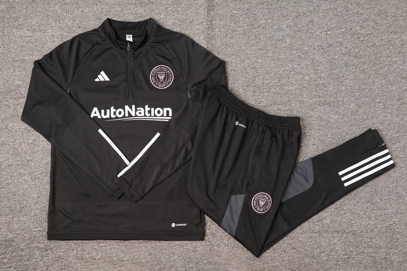 Black Miami long training suit