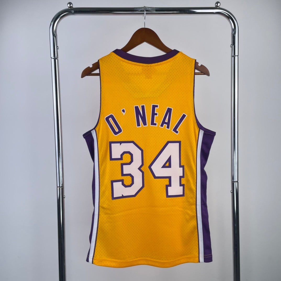 Yellow Retro Lakers Jersey
