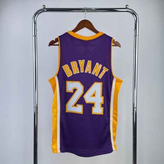 Camiseta retro púrpura de los Lakers