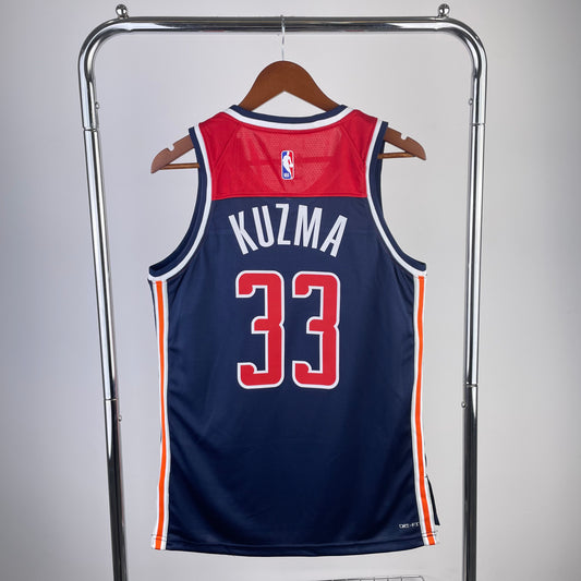 Blue and red Wizards jersey