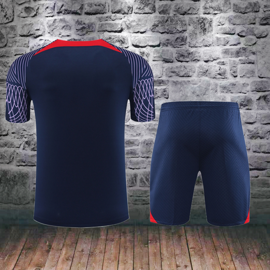 Short training kit Passage blue 23/24