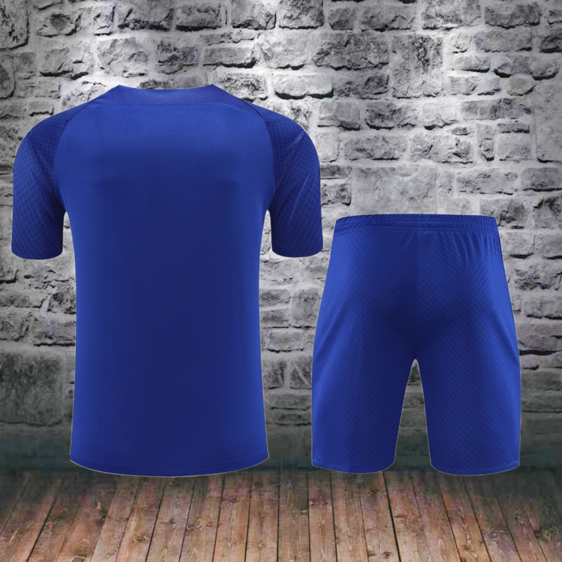 Chándal de entrenamiento corto del Barcelona azul 23/24