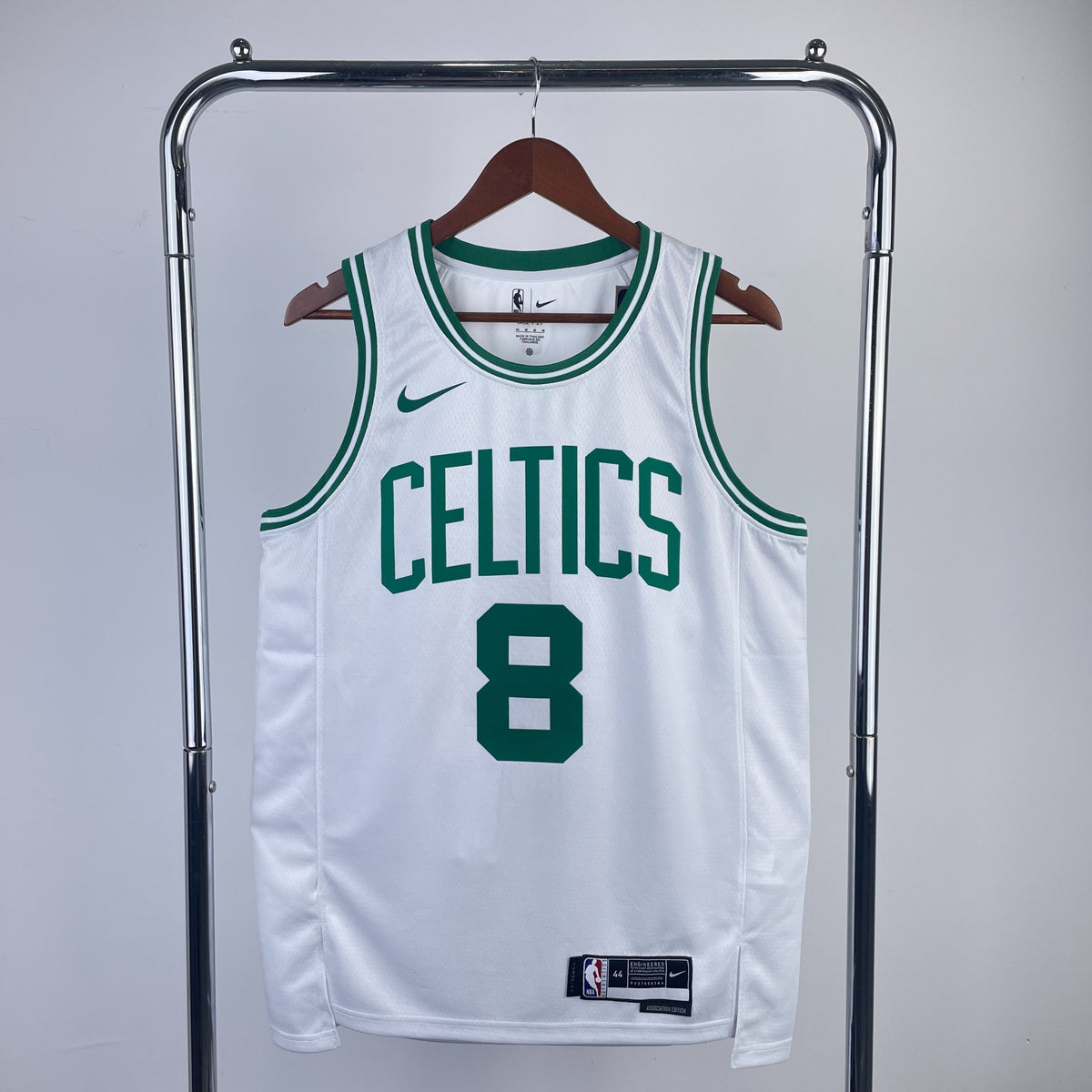 Camiseta sin mangas blanca de los Boston Celtics