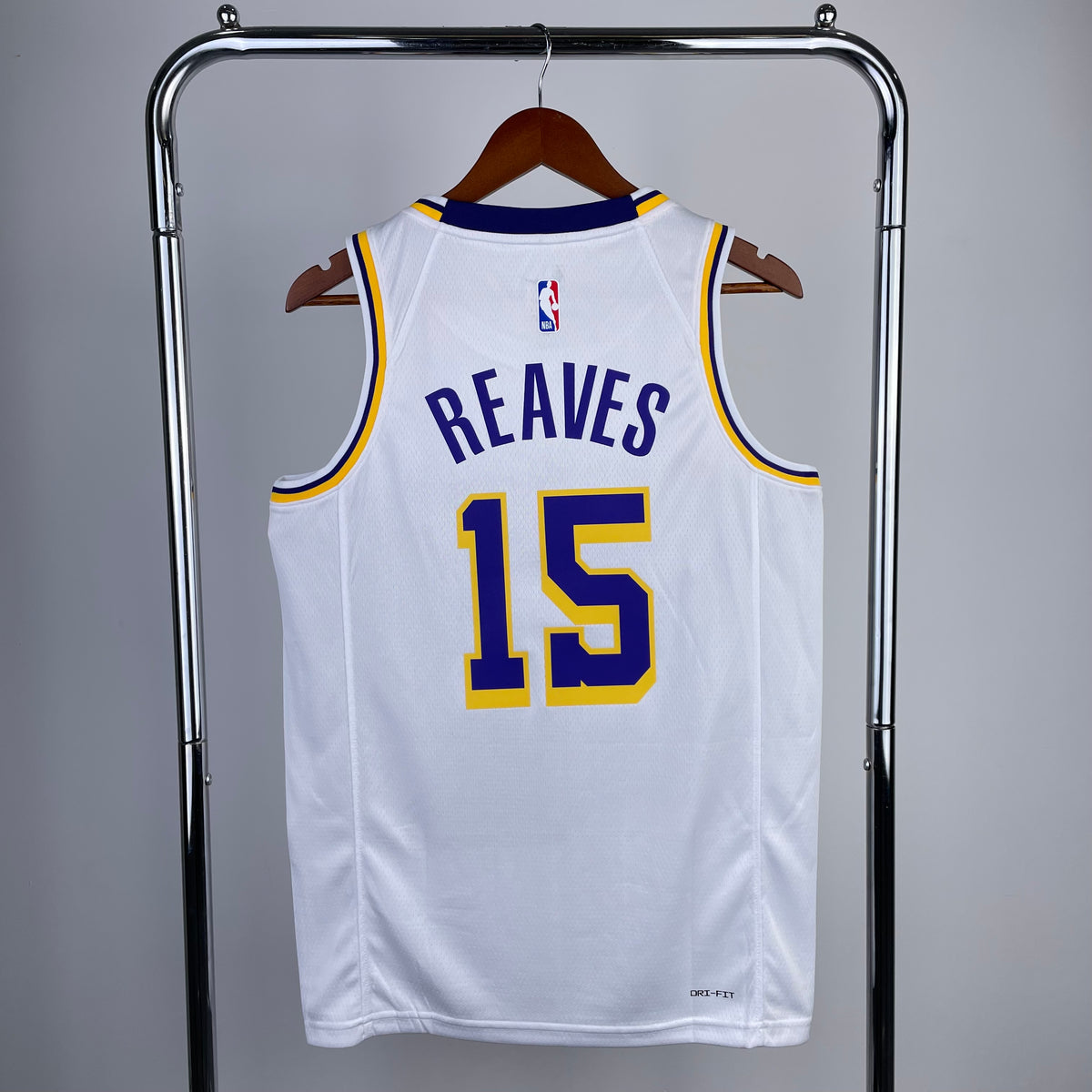 Camiseta sin mangas blanca de los Lakers