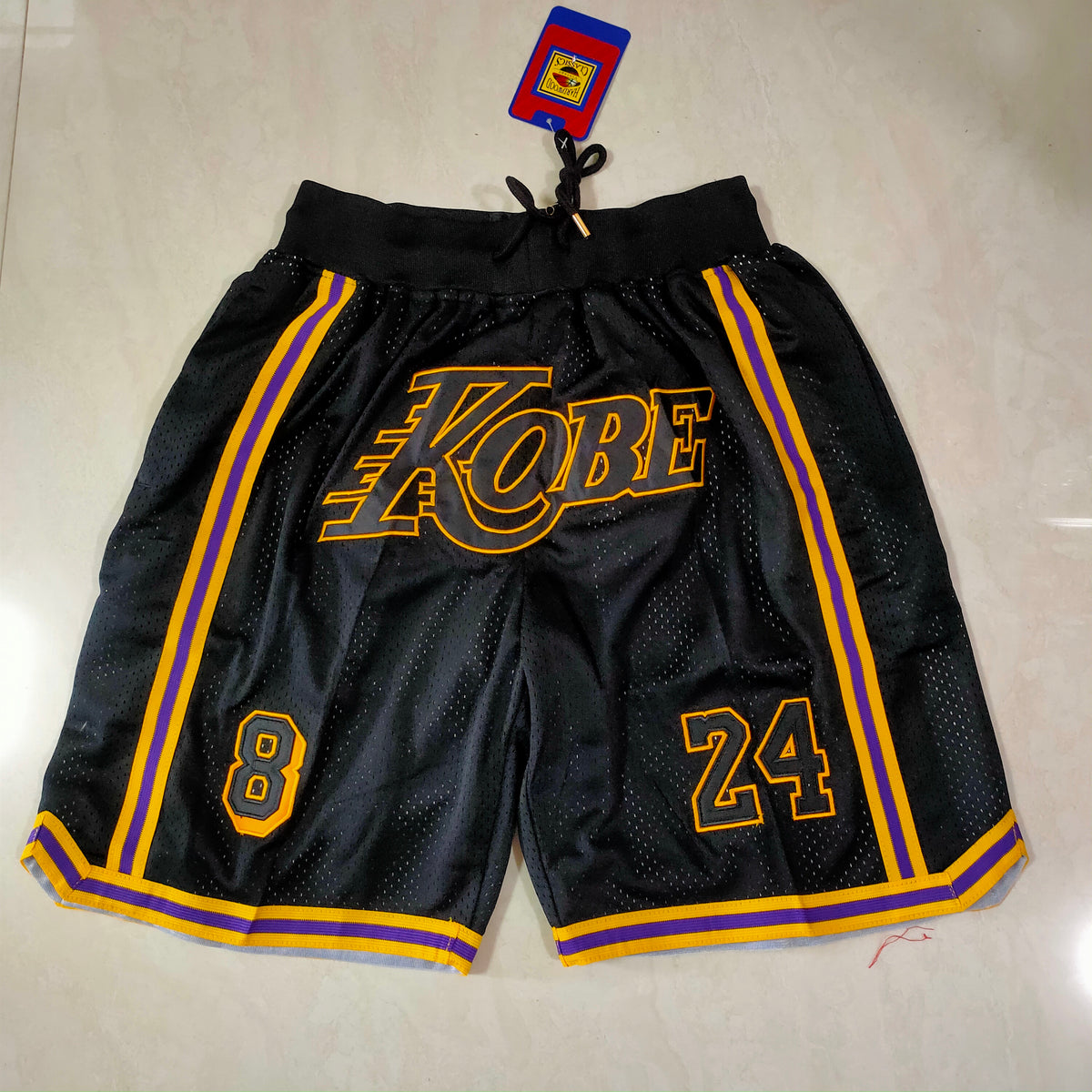 Special Kobe Lakers black pants