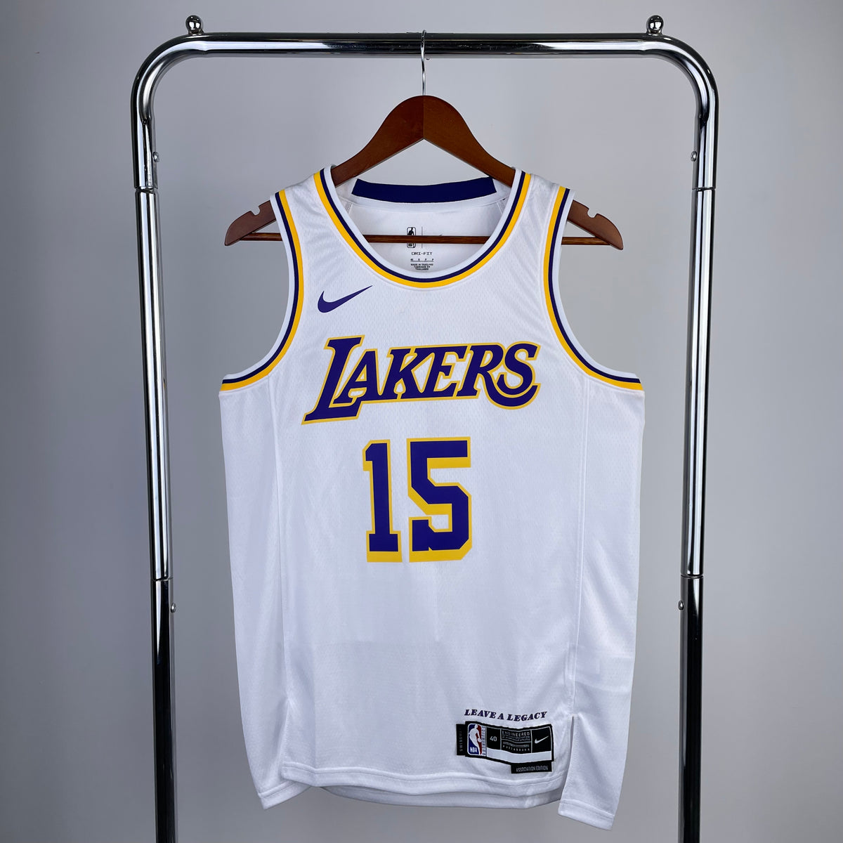 Camiseta sin mangas blanca de los Lakers