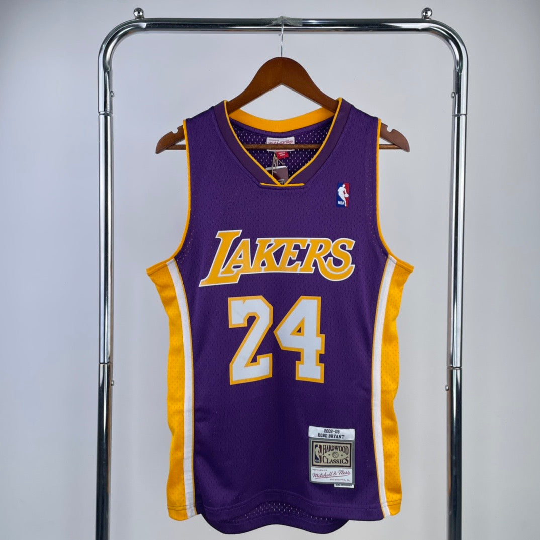 Camiseta retro púrpura de los Lakers