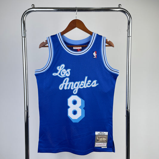 Camiseta retro azul de los Lakers