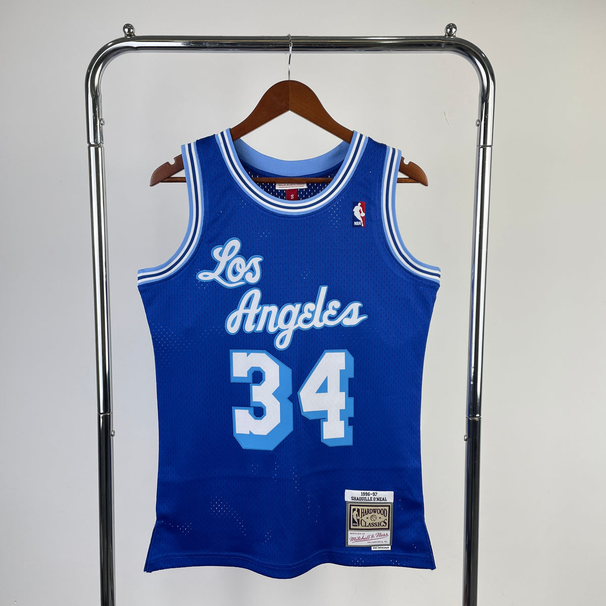 Camiseta retro azul de los Lakers