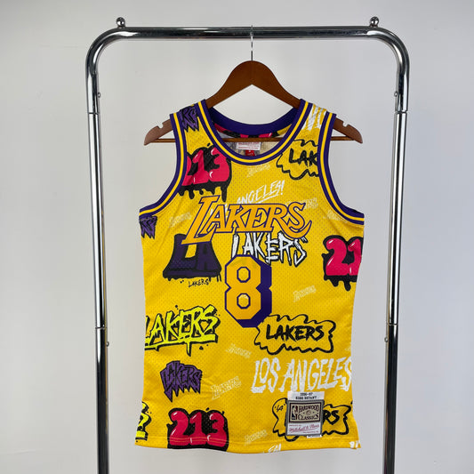 Camiseta sin mangas retro Lakers graffiti especial