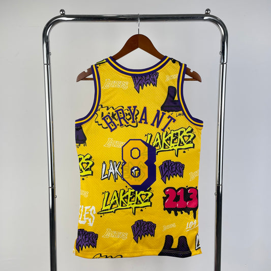 Camiseta sin mangas retro Lakers graffiti especial