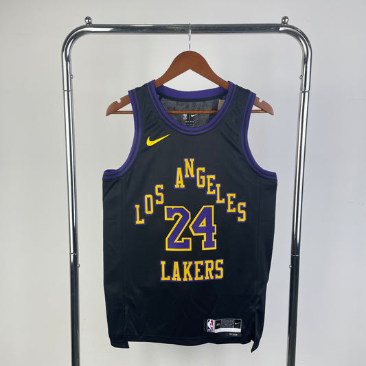 Camiseta Lakers retro especial negra