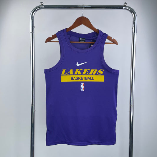 Camiseta de entrenamiento Lakers morada