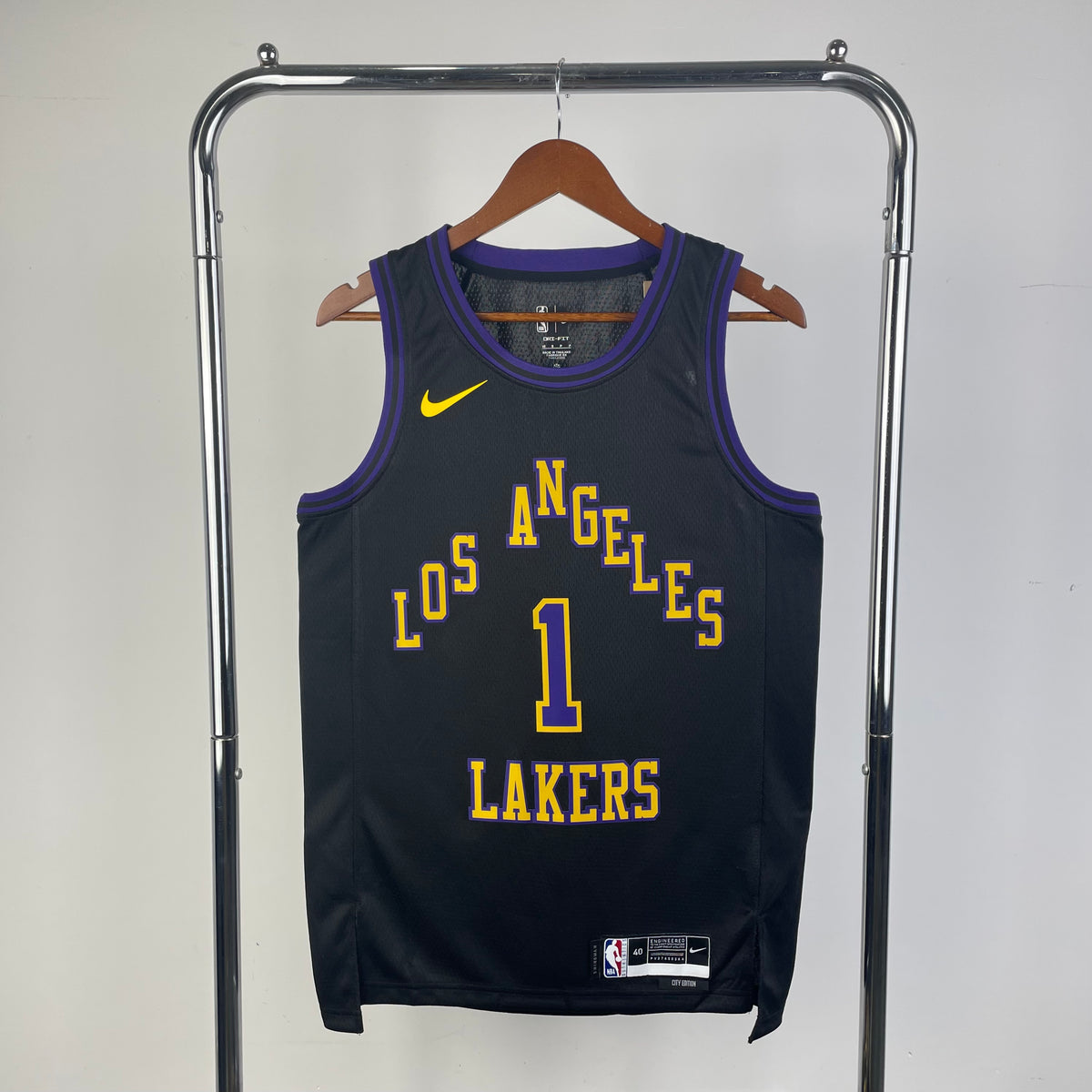 Camiseta Lakers retro especial negra