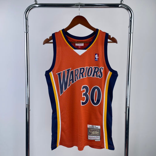 Camiseta retro naranja de los Warriors
