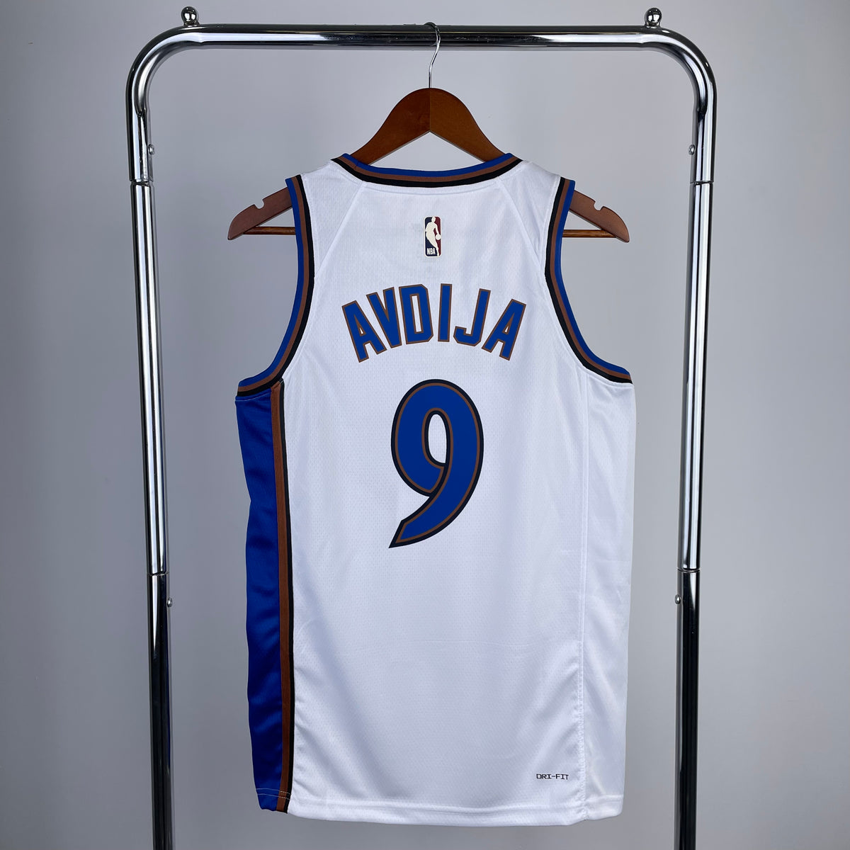 White and Blue Wizards Jersey