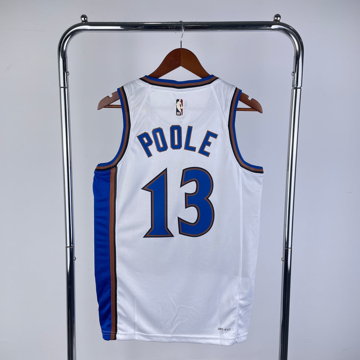 White and Blue Wizards Jersey