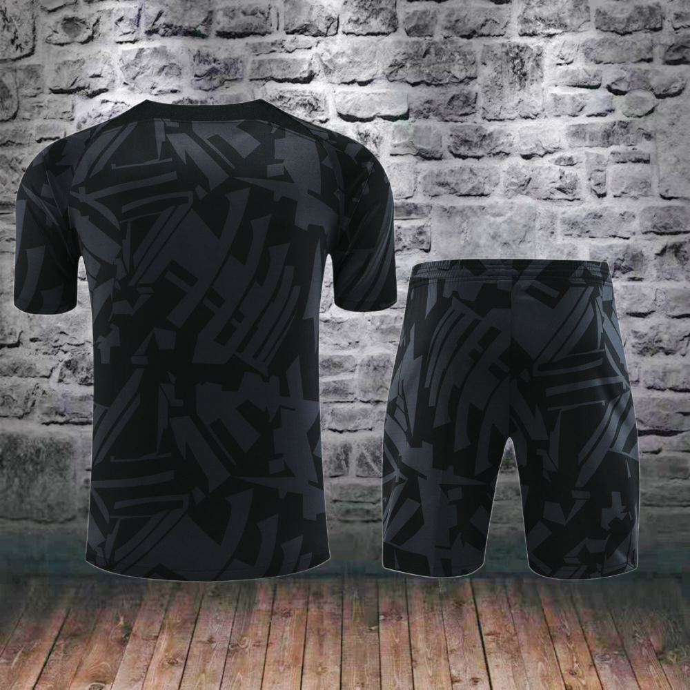 PSG Black Short Training Suit 23/24
