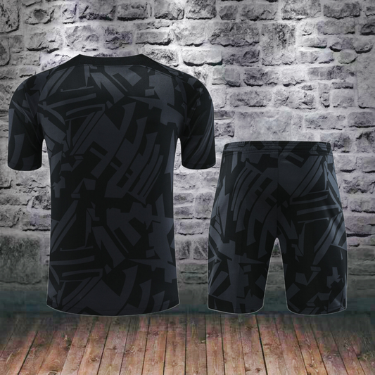 PSG Black Short Training Suit 23/24
