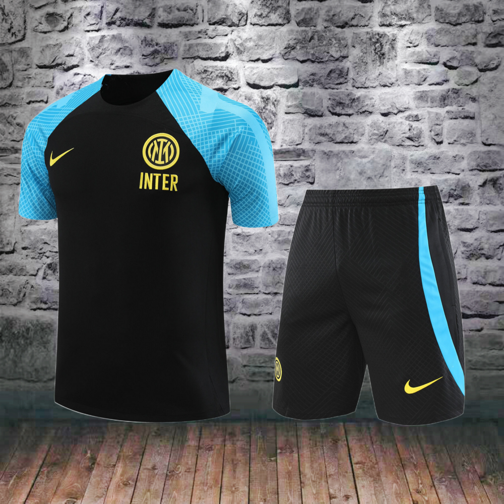 Inter black short training suit 23/24