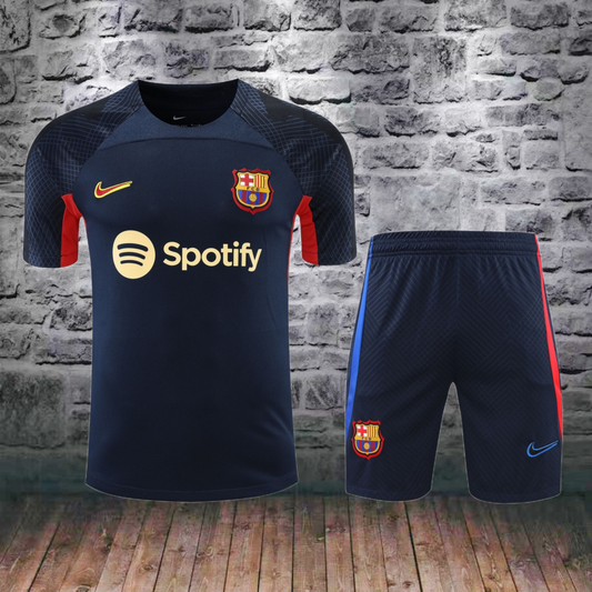 Barcelona black short training kit 22/23
