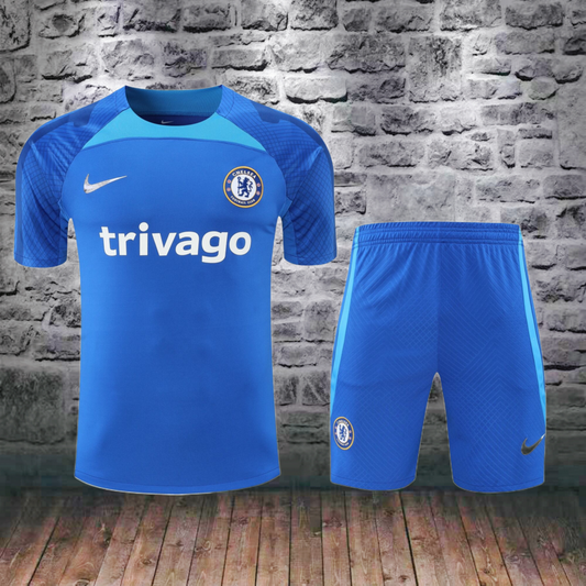 Traje corto de entrenamiento del Chelsea azul 22/23